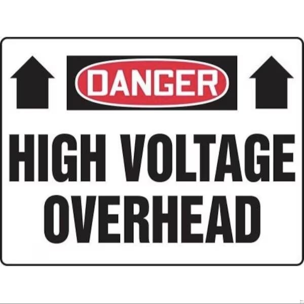 Accuform OSHA DANGER SAFETY SIGN HIGH MELC069VS MELC069VS - main